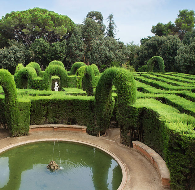 Parc del Laberint d'Horta in Barcelona
