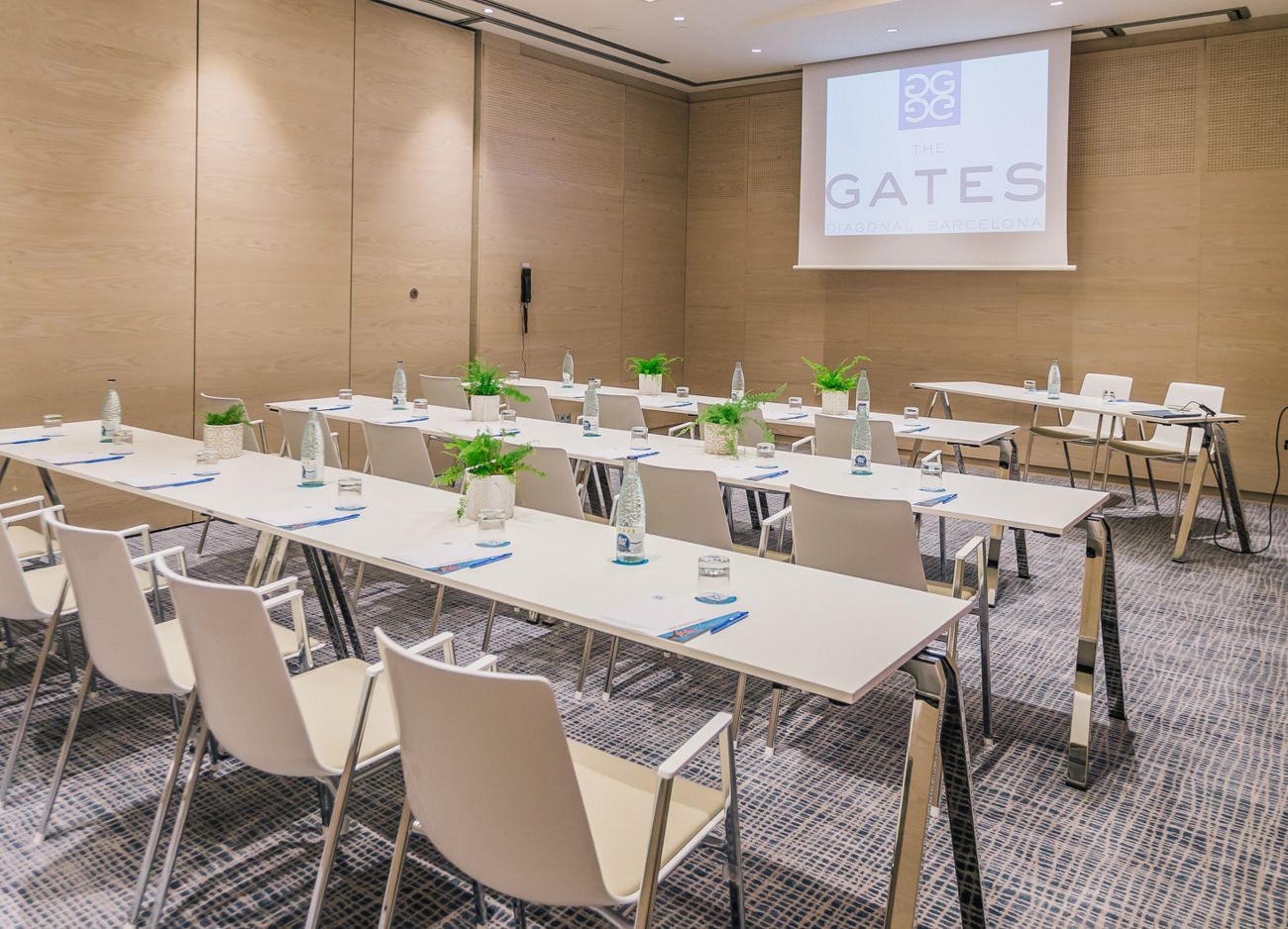 Meeting room at the Gates Hotel Barcelona